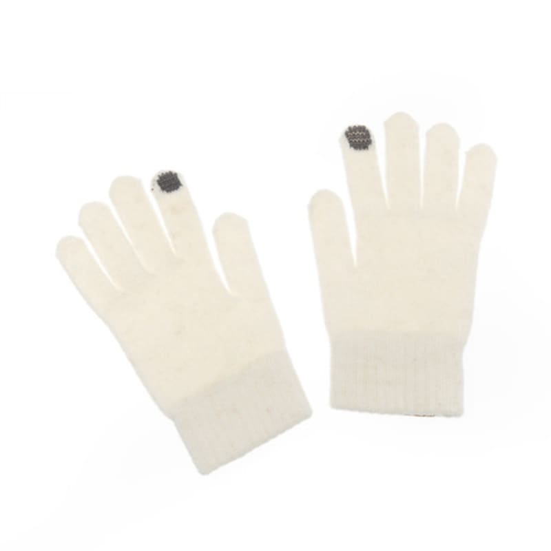 RECLOW RECLOW Plain Short Gloves Ivory