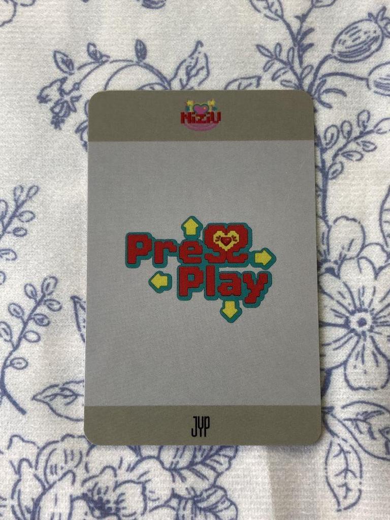 [USED] NiziU Lima Pre-recorded PressPlay 2nd Week Sanoku Trading Card