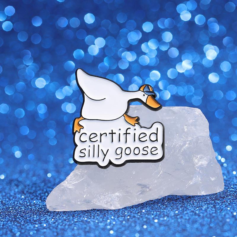 Charming Creative Cartoon Duck And Goose Brooch With Stunning Colors For All Styles