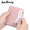 Baellerry Damenmode-Design, Reißverschluss, Haspe, Geldbörse, PU-Leder, Kartenhalter, Geldbörsen, niedliche Studenten-Geldbörse