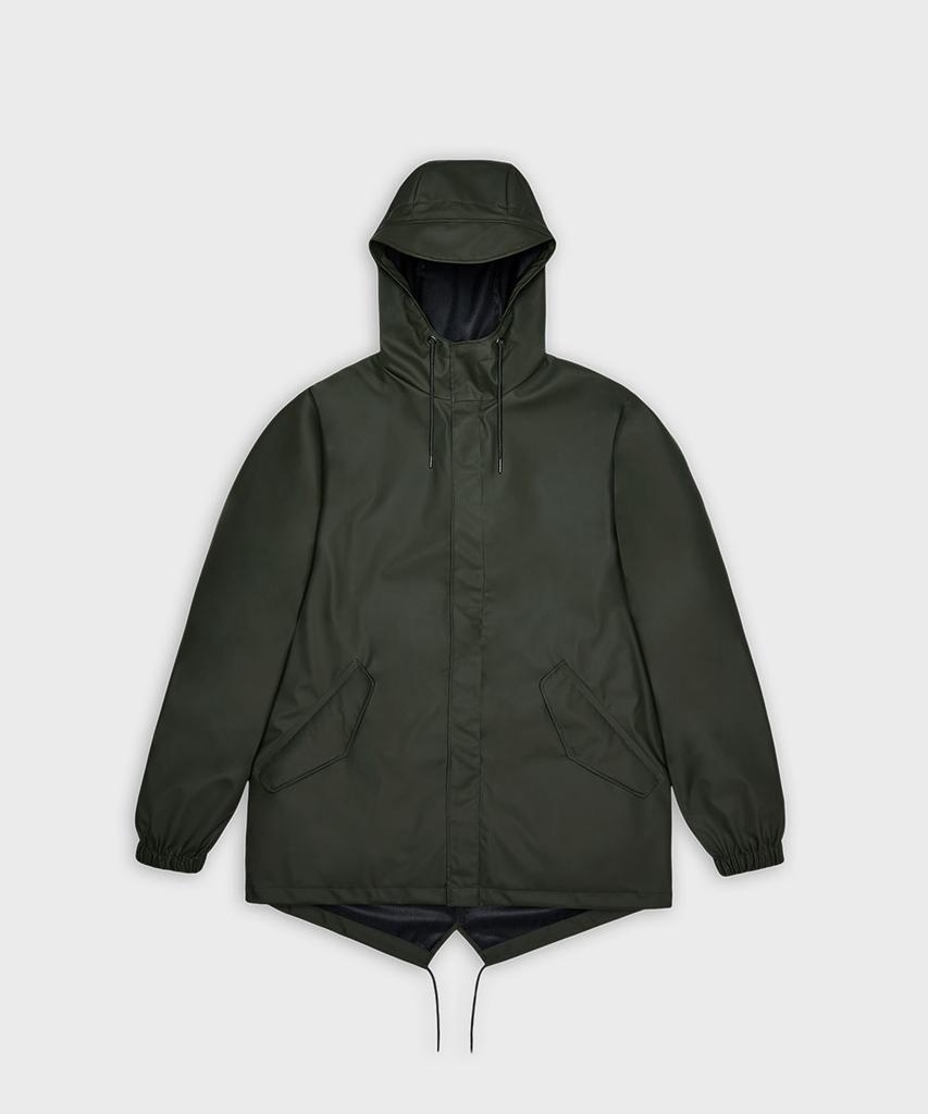 Rains Fishtail Jacket - Green