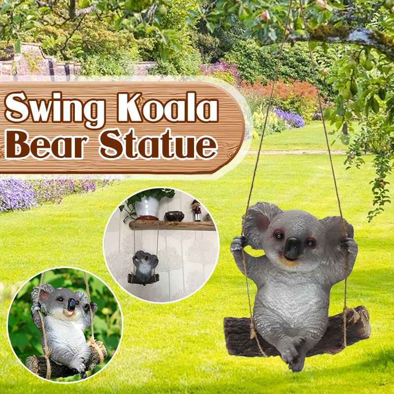 Resin Swinging Koala Animal Figurines Outdoor Fairy Garden Figurine Yard Hanging Ornament Decoration Statue Sculptture Kid Gifts At Affordable S Free Real Reviews With Photos Joom Resin Swinging Koala Animal, Garden Animal Ornaments Resin