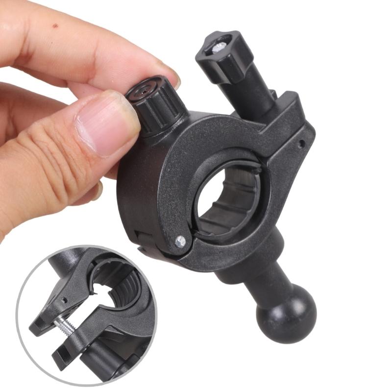 Easy Installation Universal Base for Mobile Device Holders with 17mm Ball Head 360 Rotating for 0.6''-1'' Round Tube