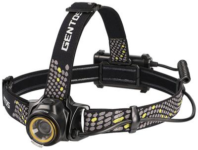 Faruri cu LED GENTOS 360 lumeni Ore practice de iluminare Recunoaștere spate Utilizează 3 baterii AA sau baterie reîncărcabilă dedicată Redare lungă