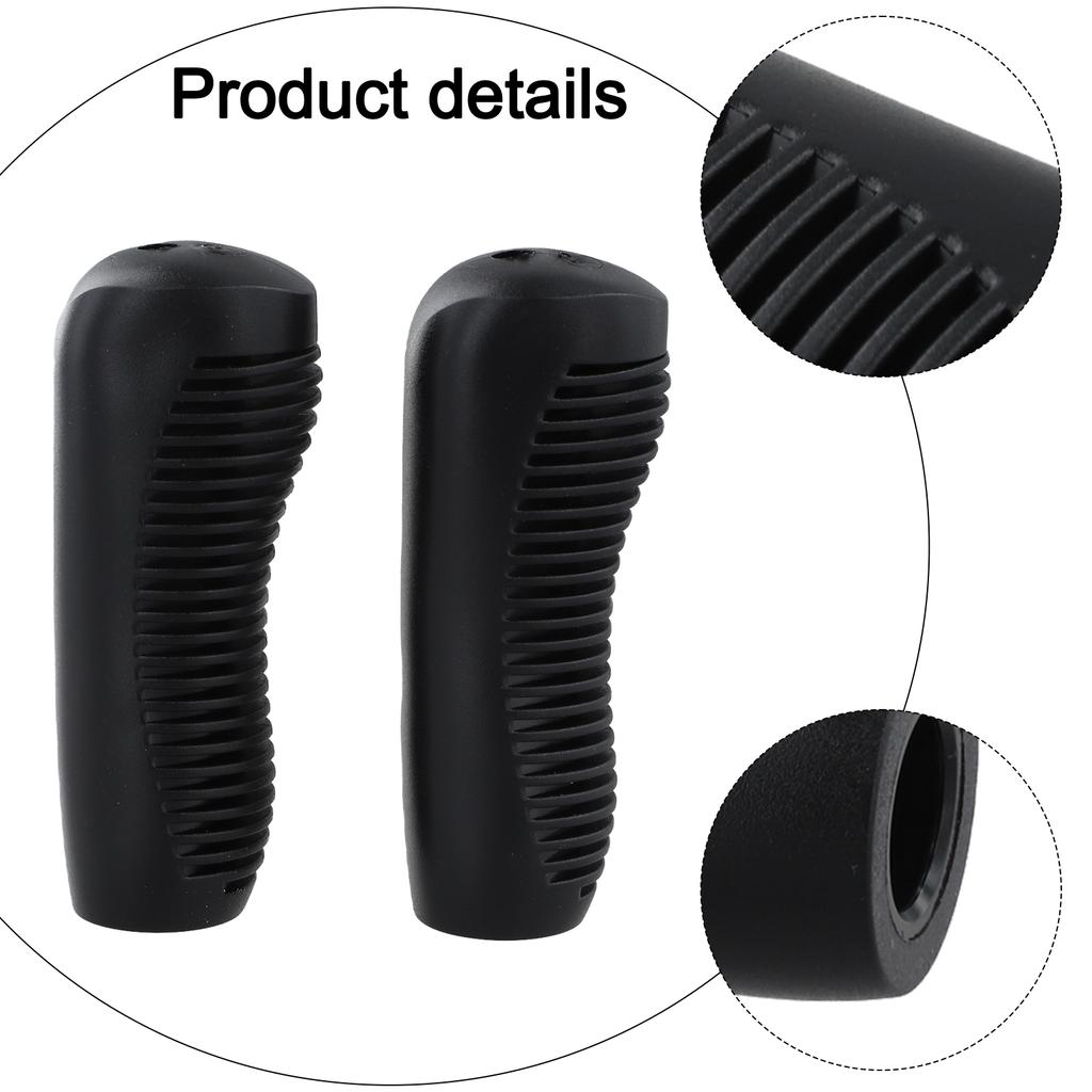 2 Pack Lawn Tractor Deck Lift Handles with Rubber Non Slip Grip for Comfort Models 532196492 532445060 532411555 Easy To Replace