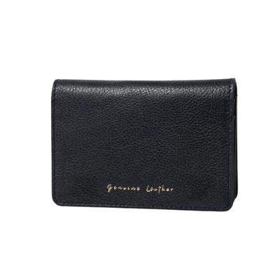 Genuine Genuine Cowhide Card Case Business Card Holder Dark Navy [G Leather]