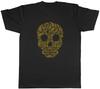 Gold Skull Unisexs Unisex TShirt Tee Gift