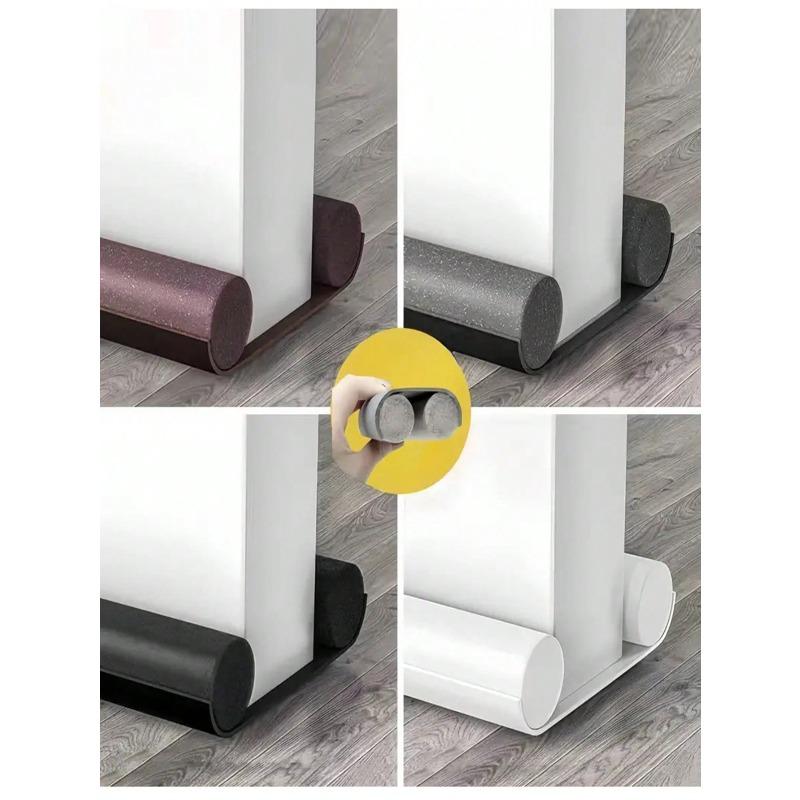 Door Bottom Seal Strip, Door Draft Stopper, Keeps House Warm, Ventilated, Soundproof, Anti-Theft, Windproof