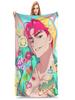 Super Warm Kpop Demon Hunter Plush Throw Blanket for Home Decor Abby Flannel Design Quality Bedspread