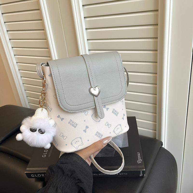 Women's bag new bucket bag women's mini shoulder bag women's small square bag autumn niche design versatile trend