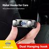 AAKU1 Car Double Hook High Quality Metal Hanging Storage Organizer For ES90 EC40 EX40 EM90 XC90 V90 V60 XC60 V40 S80 S60 S90 C40