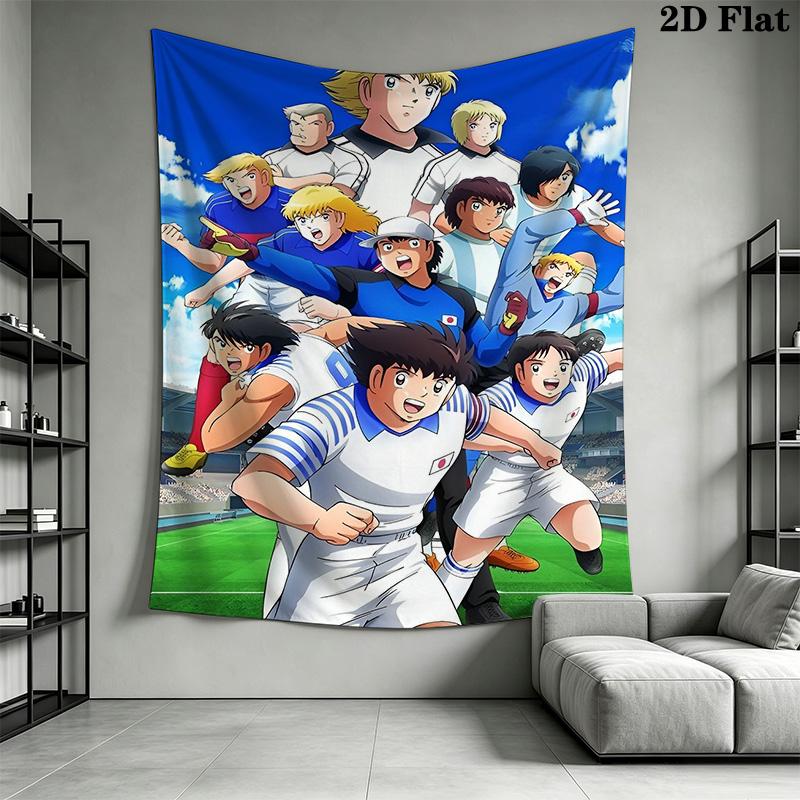 Captain Tsubasa New Adventure Bedding 1 Duvet Cover 2 Pillowcase Without Core Duvet Cover And Pillowcase Soft And Comfortable Bedding Set