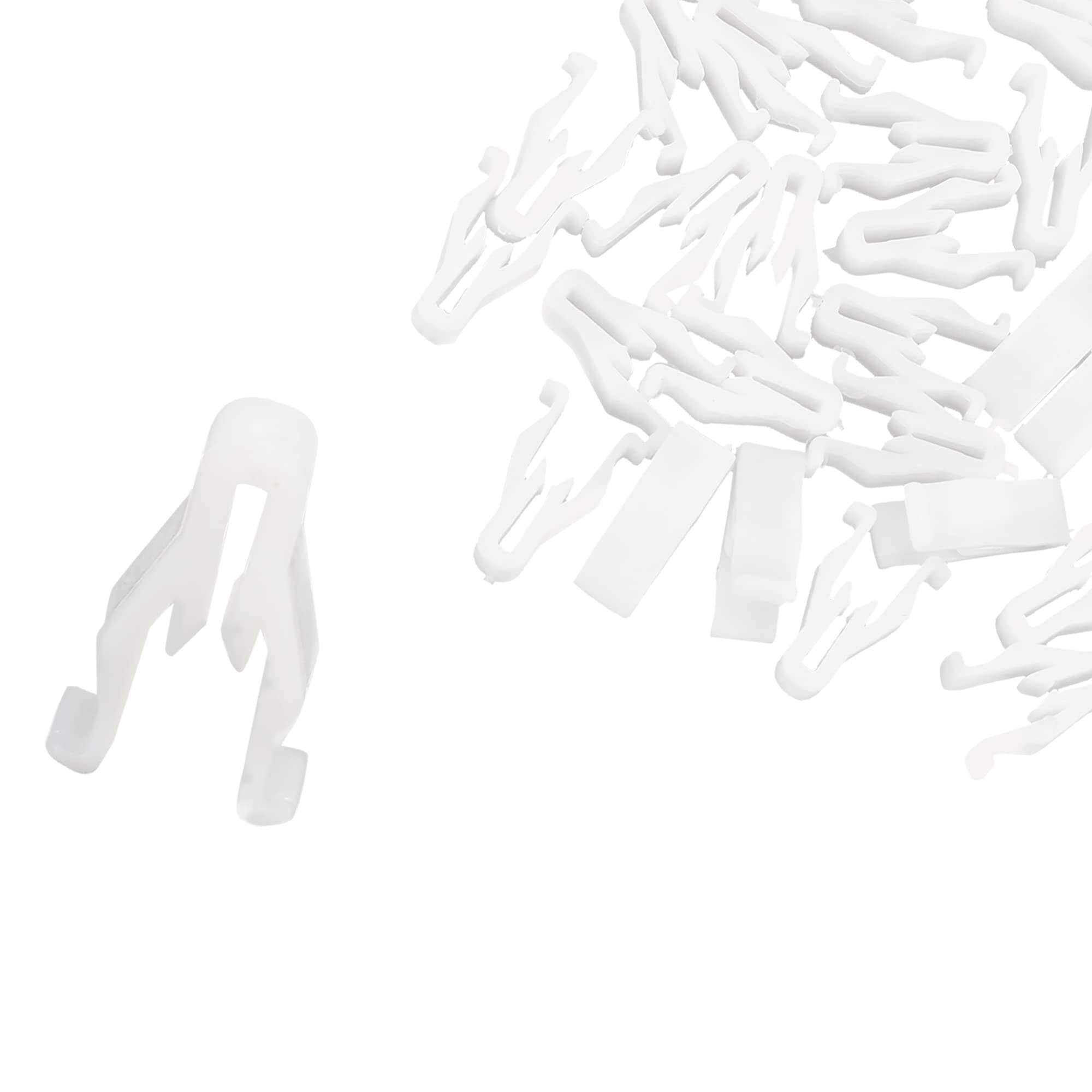 

ACROPIX Switch Bezel Clip Rivet Fasteners Compatible with Toyota Sienna Plastic Nylon 30pcs White білий