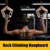Rock Climbing Fingerboard Training System Portable Hangboard Strengthener for Advanced Climbers Grip and Pull Up Exercises