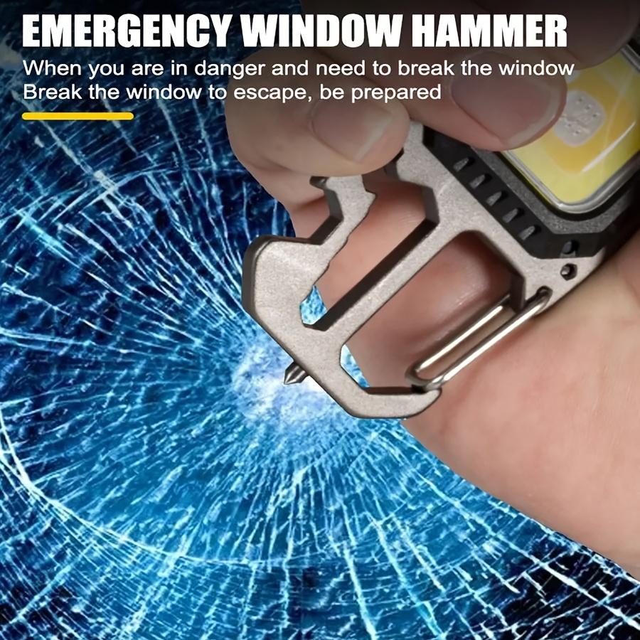 Mini Keychain Light Portable LED Flashlight Rechargeable Pocket Torch With 7 Modes Outdoor Camping Emergency Small Flashlight