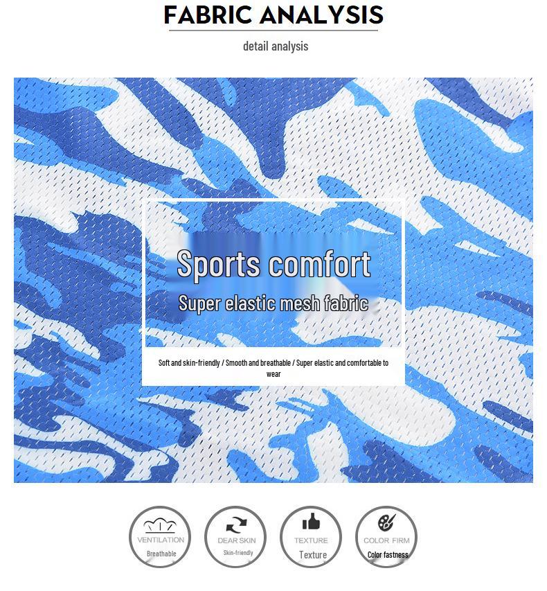Summer 2026 Camouflage Sleeveless Vest & Shorts Set for Boys