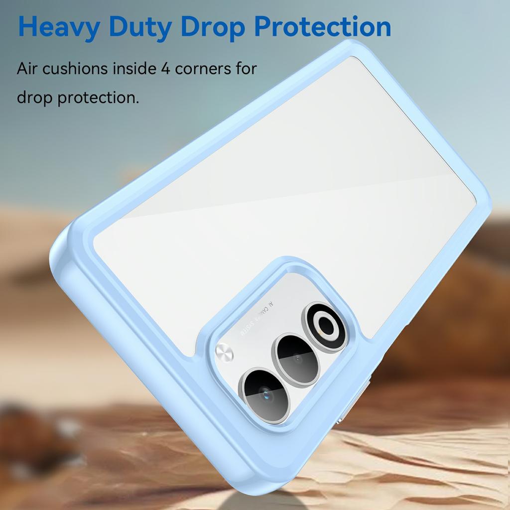 For Oppo A5 5G/A5 4G Case TPU + Acrylic Protective Clear Phone Cover