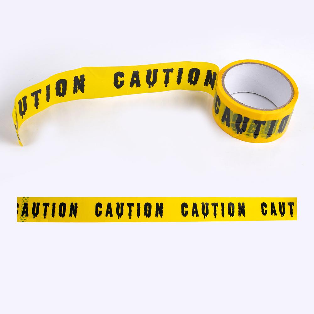 

25m Halloween Decorations Caution Tape Do Not Enter Yellow Scary Caution Tape Roll Outdoor Spooky Warning Tape For Party Props