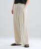 ZPLISH Wide Linen Pants Natural