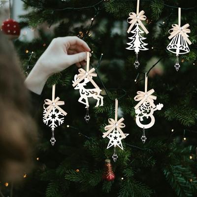 2026 Rentier Weihnachtsdekoration Schneemann Schneeflocke Eiszapfen Anhänger Hängende Dekoration Weihnachtsfeier