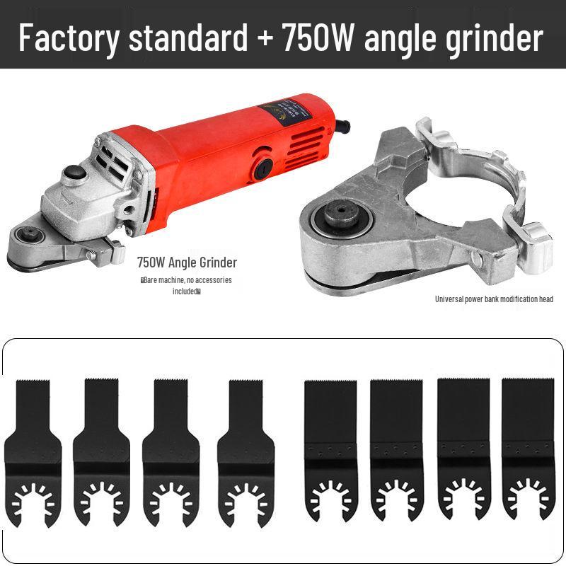 Universal Angle Grinder Woodworking Attachment: Electric Trimmer, Chisel, and Cutting Machine Conversion Head.