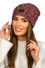 Women' Hats with an Interesting Pattern In Red Kamea-Dotto