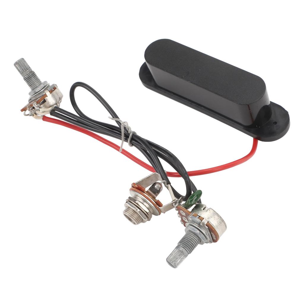 6 String Guitar Pickup Wiring Harness 500k Prewired Single Coil Pickups with Volume Tone Control for