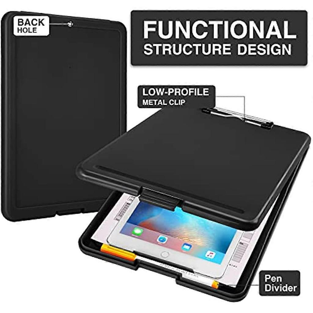 Schowek z miejscem do przechowywania Plastikowy schowek z niskim klipsem Wytrzymałe schowki pielęgniarskie Składany wodoodporny schowek trenerski