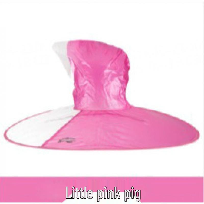 Kids' Yellow Duck UFO Raincoat Poncho Hat for Kindergarten Boys & Girls