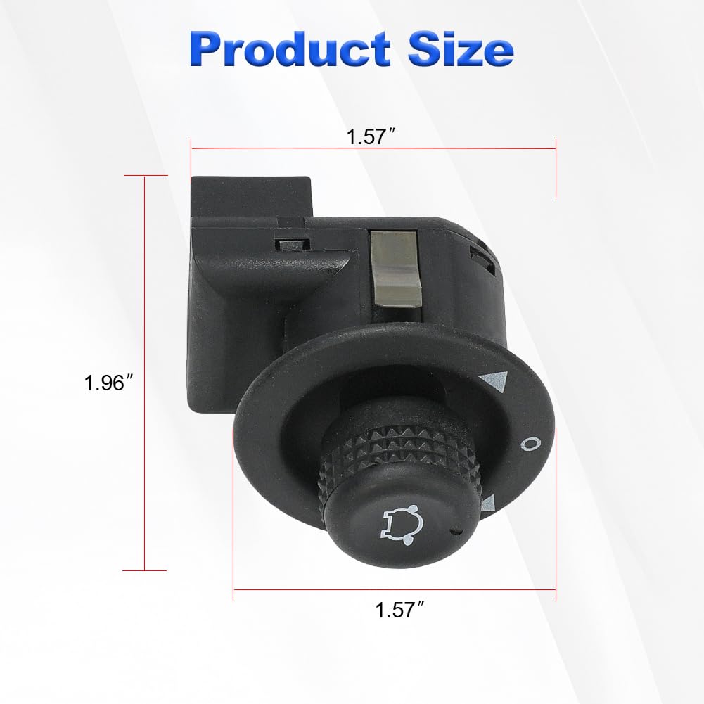 Mirror Control Switch Replacement for 3L2Z17B676AA CA6T17B676AA Compatible with Ford Fiesta 2013-2019 Transit 150 250 350 350HD 2015-2023 Explorer