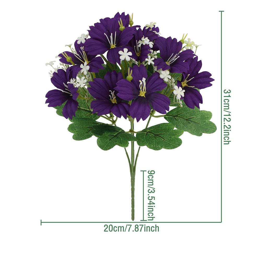 Handmade Realistic Faux Blooms UV Resistant Artificial Flower Flower Arrangement