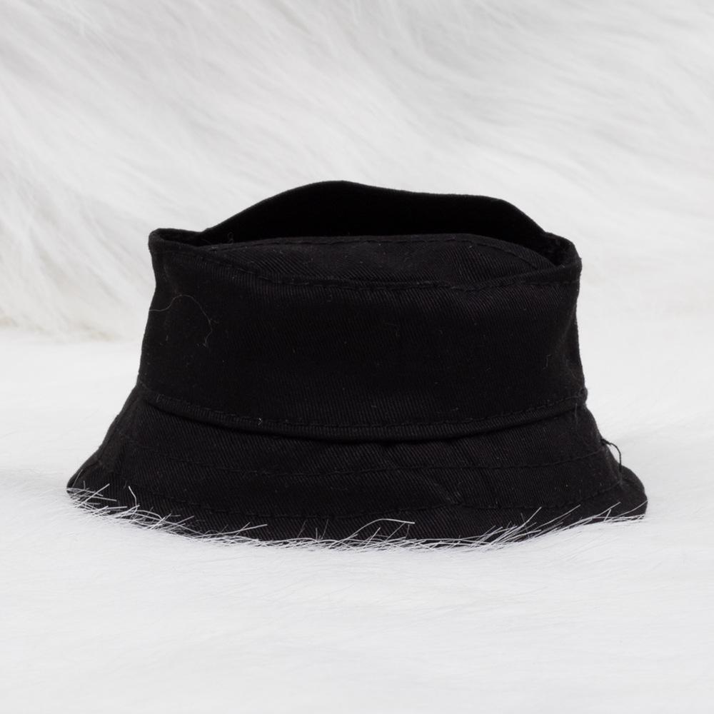 Available: 17cm Macaron LABUBU with Bucket Hat. Customizable, Open-hole Design Allows for Logo Addition.