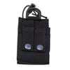 DIZETION Tactical Radio Pouch Hunting Walkie Talkie Holder Interphone Hanging Bag Molle Nylon Magazine Pouch