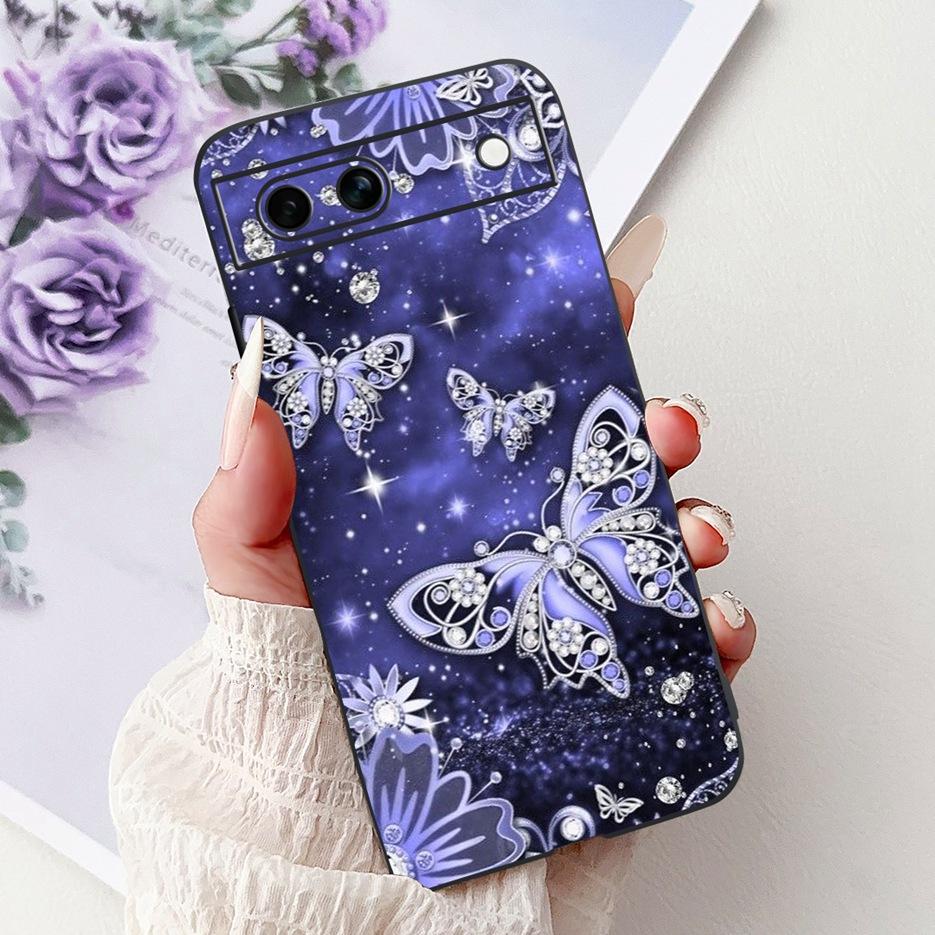 Für Google Pixel 8A Hülle Cooles Design Muster Abdeckung Stoßfest Weiches TPU Handyhülle Für Google Pixel 8 Pro Pixel8 A Pixel8A Fundas