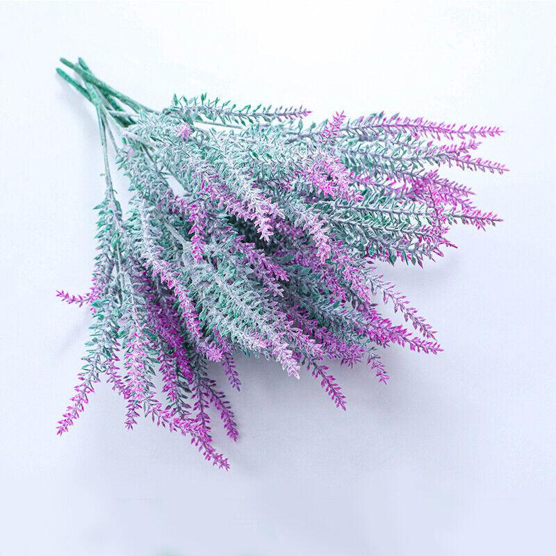 

5 вилок искусственные цветы лаванды стекались искусственные растения букет украшения сада