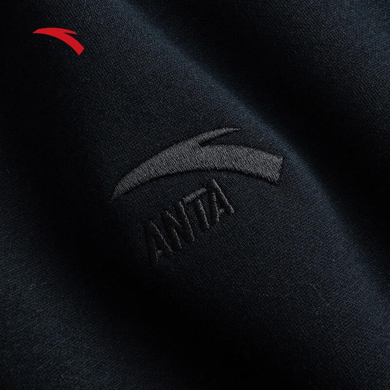 Anta Unisex Fleece-Lined Round Neck Sweatshirt