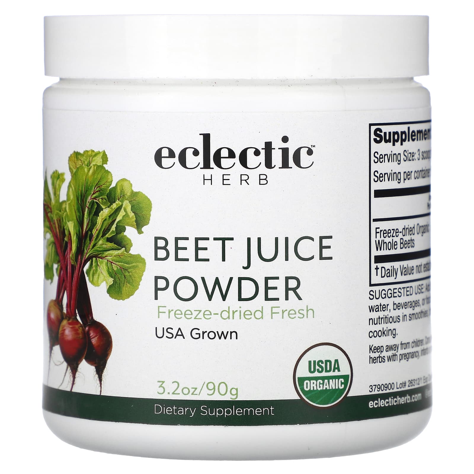 

Beet Juice Powder, 90G(3.2Oz)