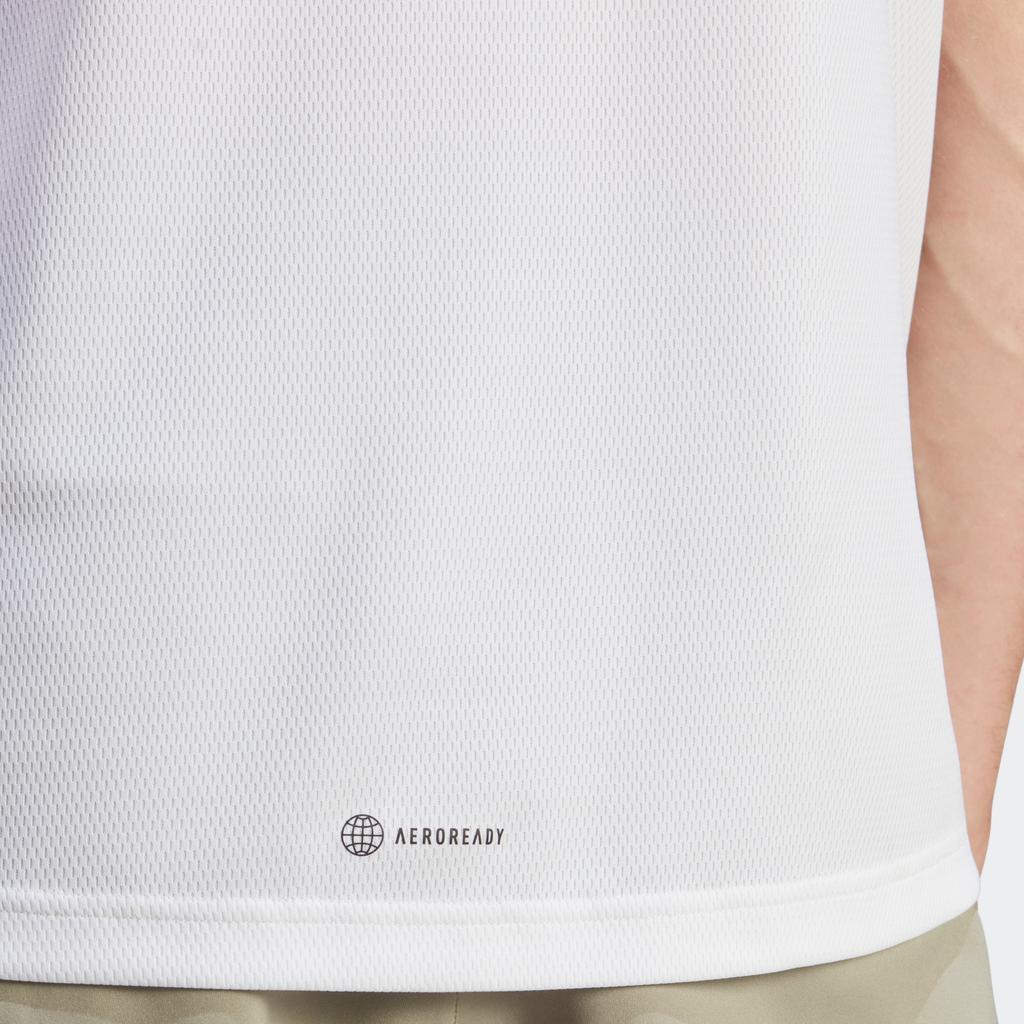 Adidas Workout Base Logo Tee Men Tops White IB7904