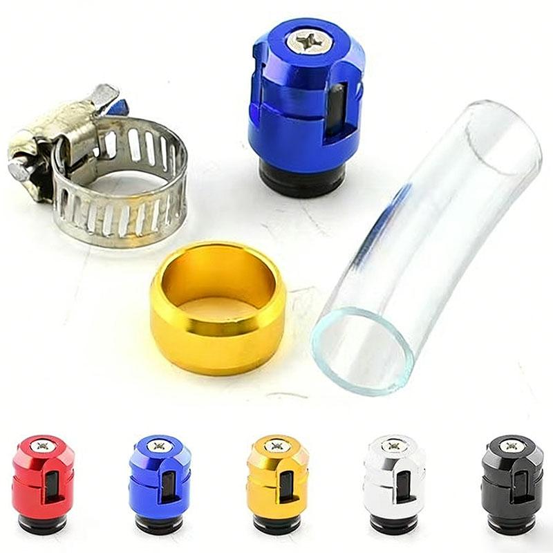 Motorcycle Air Filter Drain Tube Head From CNC Alloy For PCX150 PCX160 ADV150 ADV160 Aerox 155 Nmax V1 V2 Click 125i 150i