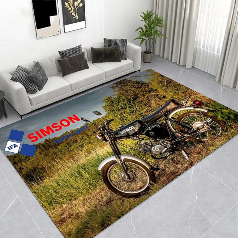 Stylish Abstract Handwritten Text Carpet, Non-Slip Black Floor Rug 40x60cm( 15x23in )