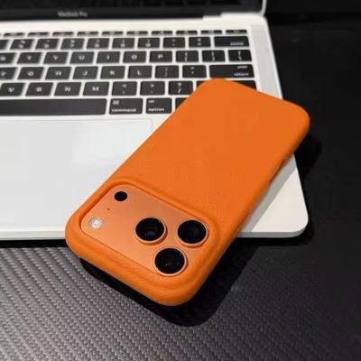 Luxury Leather Texture Phone Case For iPhone 17 Air 16 15 14 Plus 13 12 11 Pro Max Candy Color Matte Shockproof Soft TPU Cover