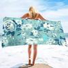 Floral Print Pink Flower Beach Towel Absorbent Lightweight Sand Free Super Soft Fast Drying Swim Towels for The Sports Beach Gym