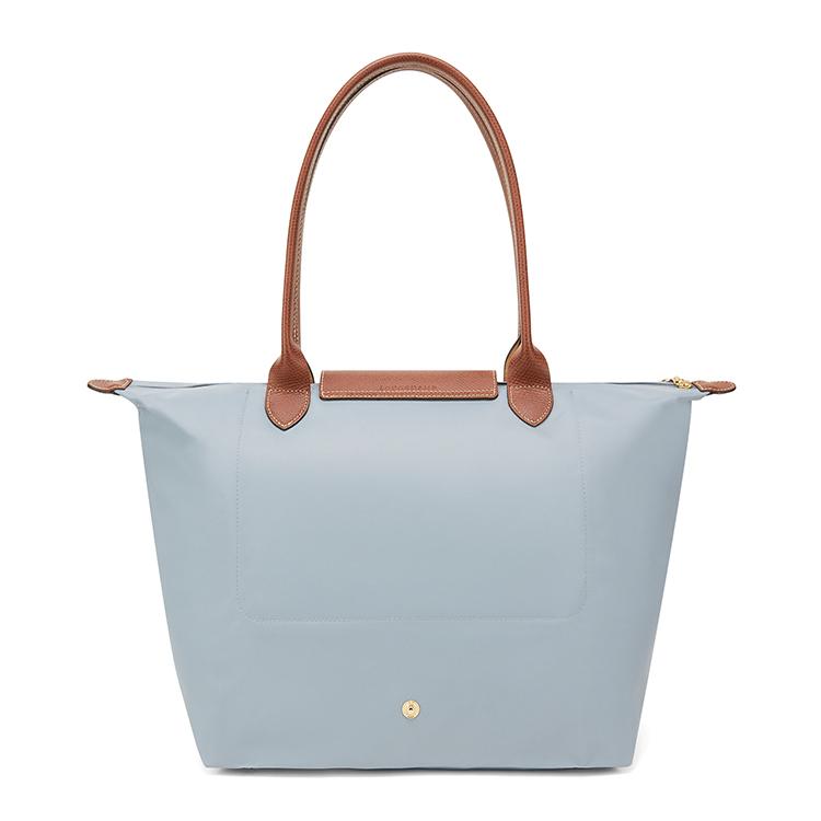 Longchamp Le Pliage Ritsluiting Gerecycled Canvas Tote Bag Dames tote Grijs Blauw 1899089P80