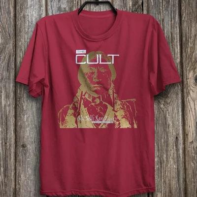 La maglietta rossa Cult She Sells Sanctuary Ian Astbury, Billy Duffy, Damon Fox