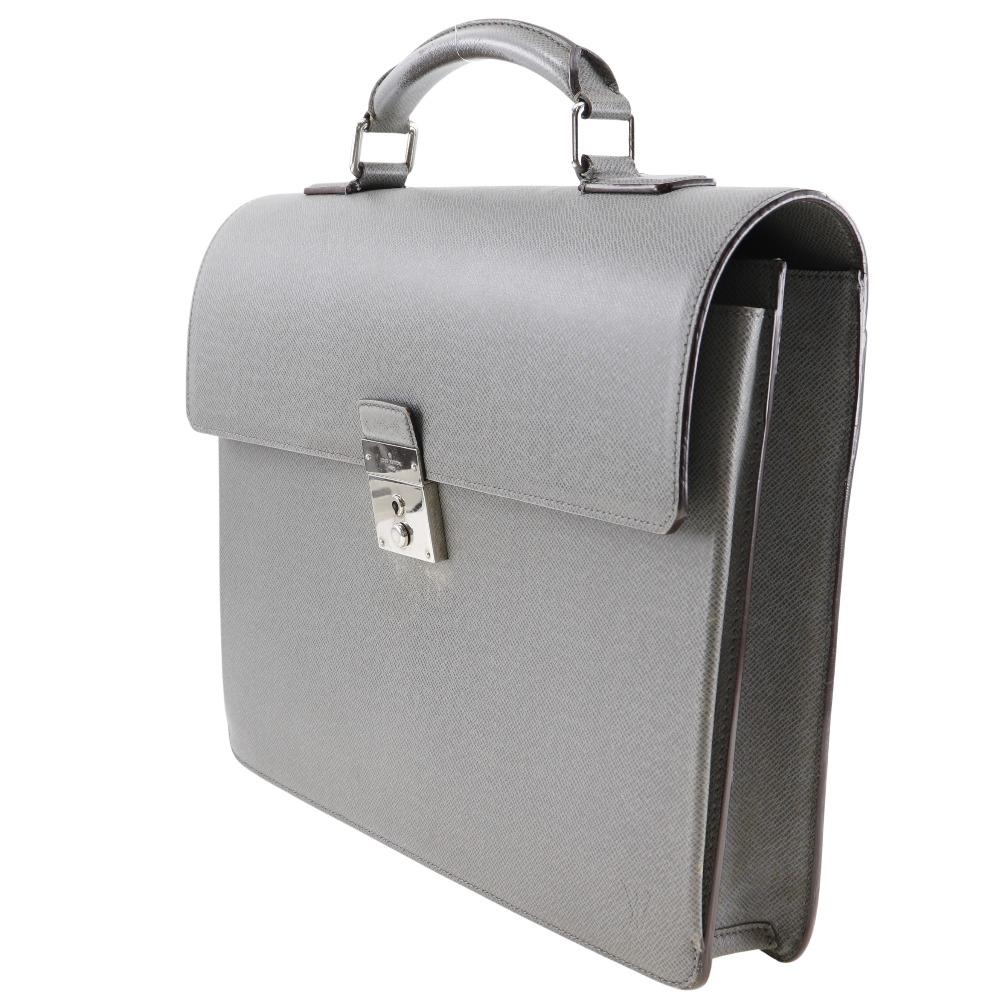 Louis Vuitton Neo Robusto 2 Business bag M32657 Dokumentmappe Gracie grå Taiga herre Brukt