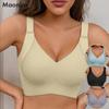 Damen Übergröße Nahtlose BHs für Große Brüste Push-Up BHs für Damen Drahtlose BHs