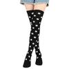 Long Socks Womens Over Above Knee Striped Thigh High Stockings Polka Dot Ladies Black White Pink Cosplay Lolita Harajuku Y2k