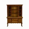 1:12 Scale Dollhouse Sideboard Cabinet Wooden Miniature EuropeanStyle with Glass Doors