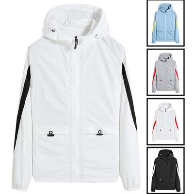 Sunscreen Clothing Men's Summer Casual Outdoor Couple Hooded Sunscreen Clothing Jacket Thin Section