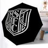 Printed Santos SFC Logo Folding Umbrella,Outdoor,Leisure,And Travel Umbrella,Durable Umbrella Fabric,Birthday And Holiday Gift